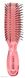 Щетка для волос РУСАЛОЧКА 8 рядов прозрачно-розовая S 1803 PINC фото 2