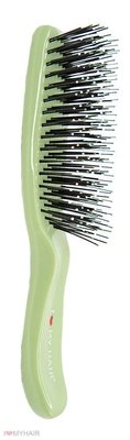 Щетка для волос SPIDER 9 рядов глянцевая зеленая S 1503 GREEN фото
