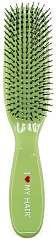 Щетка для волос SPIDER 9 рядов глянцевая зеленая M 1501 GREEN фото