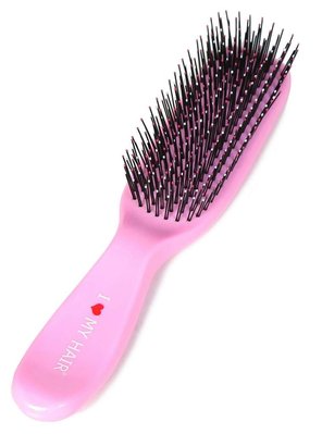 Щітка для волосся SPIDER 9 рядів глянцева рожева M 1501 PINC фото