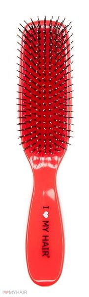 Щітка для волосся SPIDER 9 рядів глянцева червона M 1501 RED фото